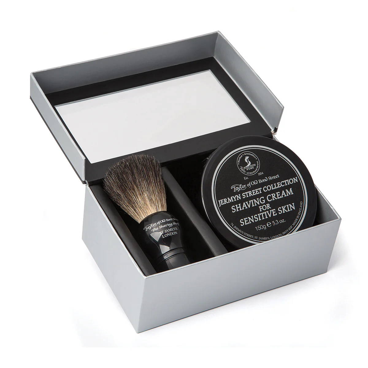 Taylor of Old Bond Street Jermyn St Shaving Cream & Brush Set Barber