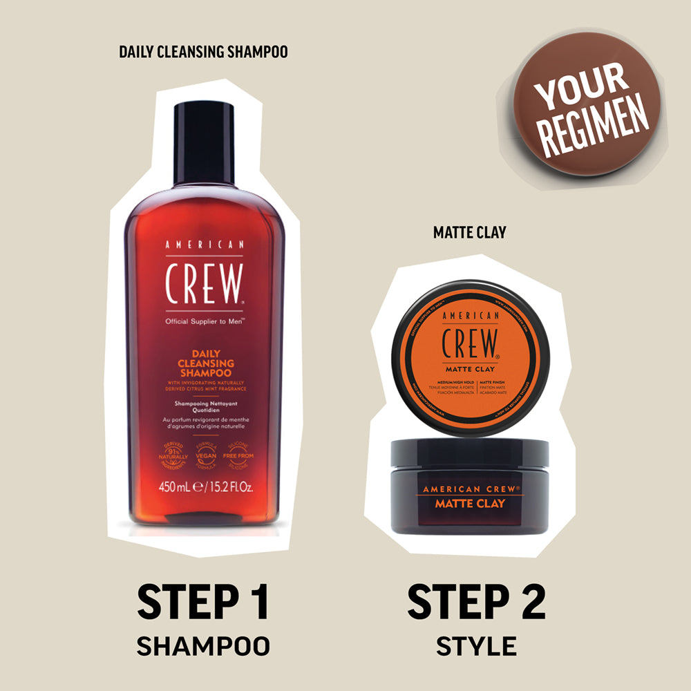 American Crew Matte Clay Duo Set