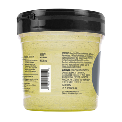 Eco Style Black Castor & Flaxseed Oil Styling Gel - 473ml