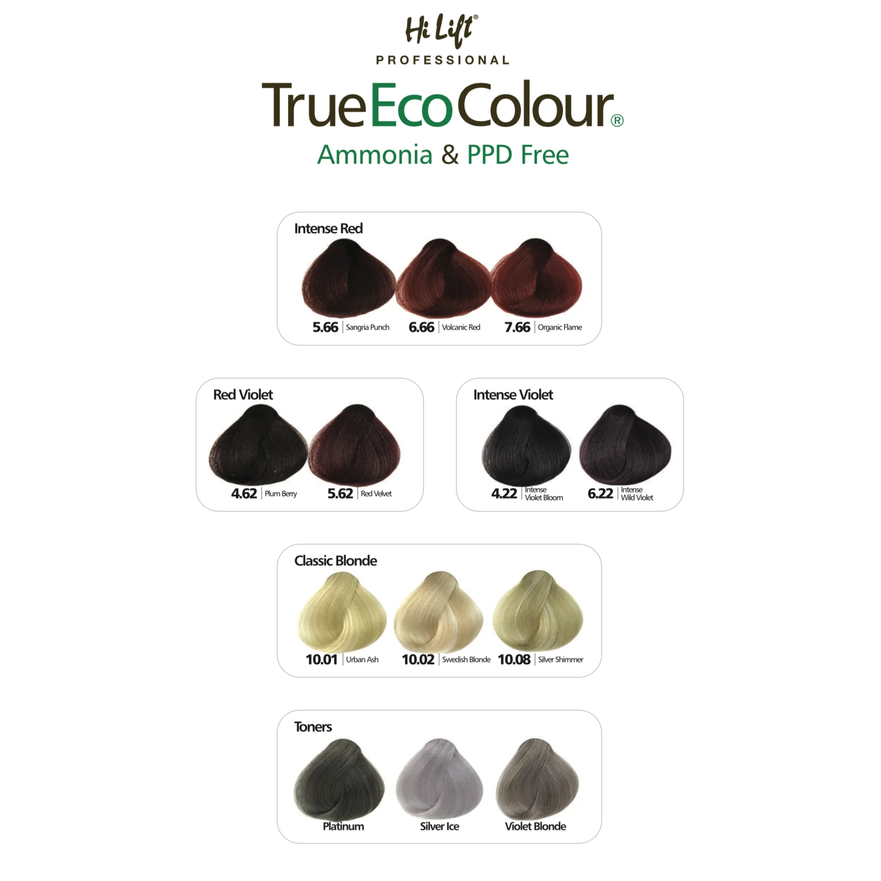 Hi Lift True Eco Colour 6.11 Dark Intense Ash Blonde - 100ml