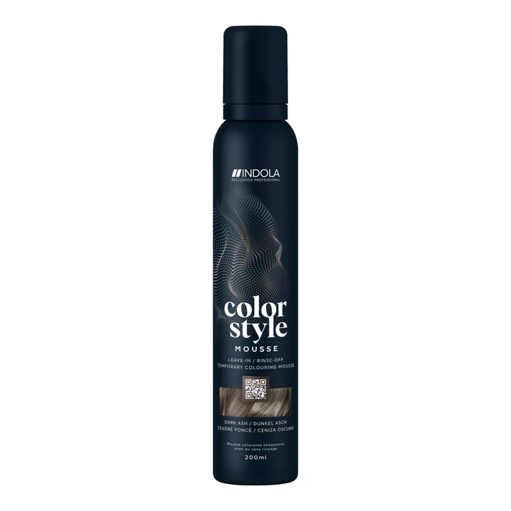 Indola Color Style Mousse Dark Ash - 200ml