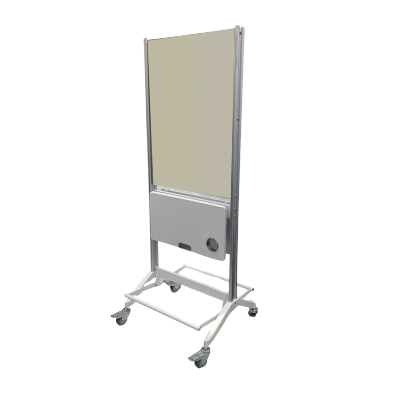 Karma Broome Double Sided Mobile Workstation - White
