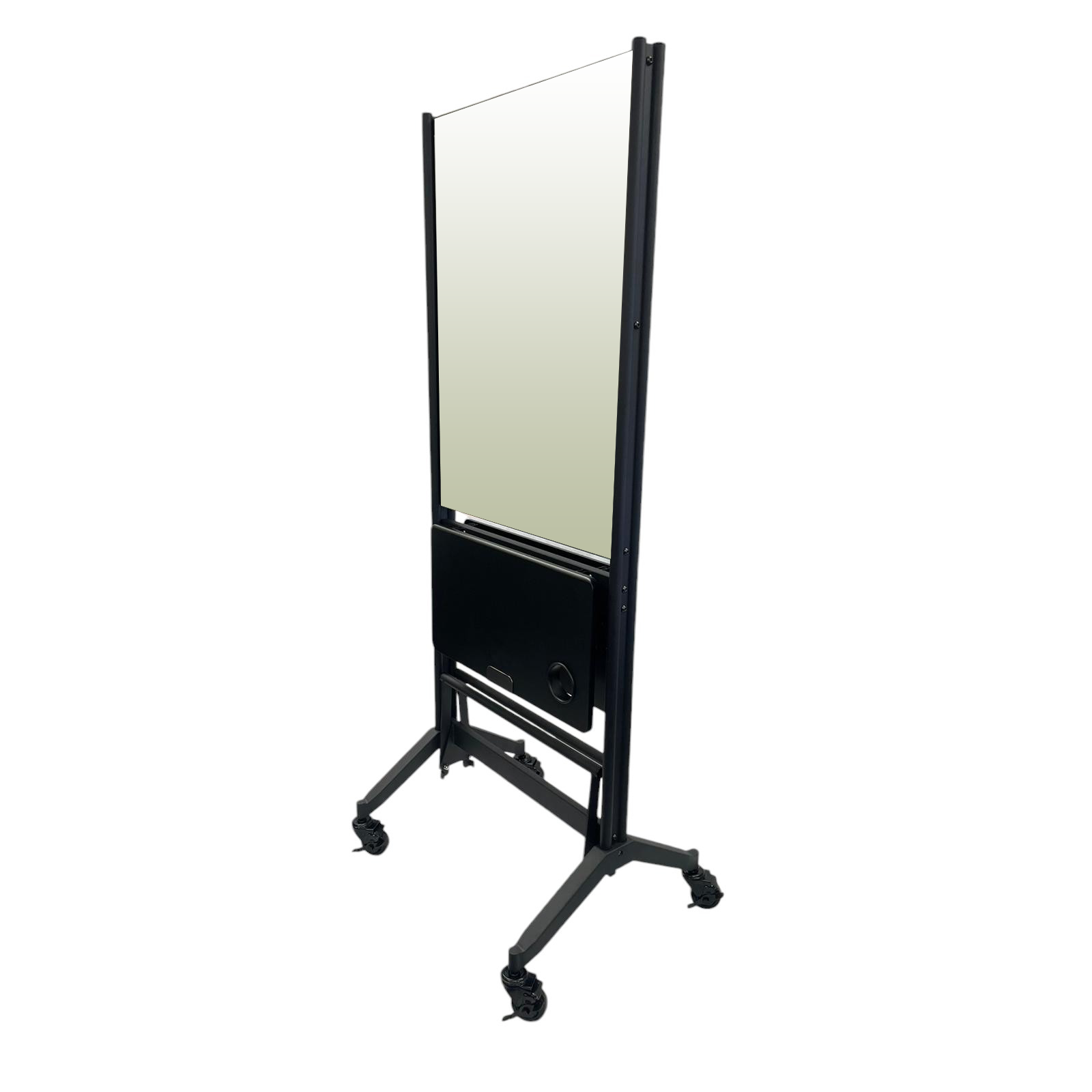 Karma Broome Double Sided Mobile Workstation - White