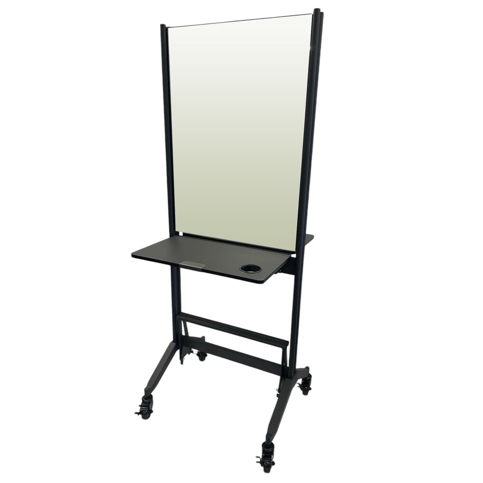 Karma Broome Double Sided Mobile Workstation - White