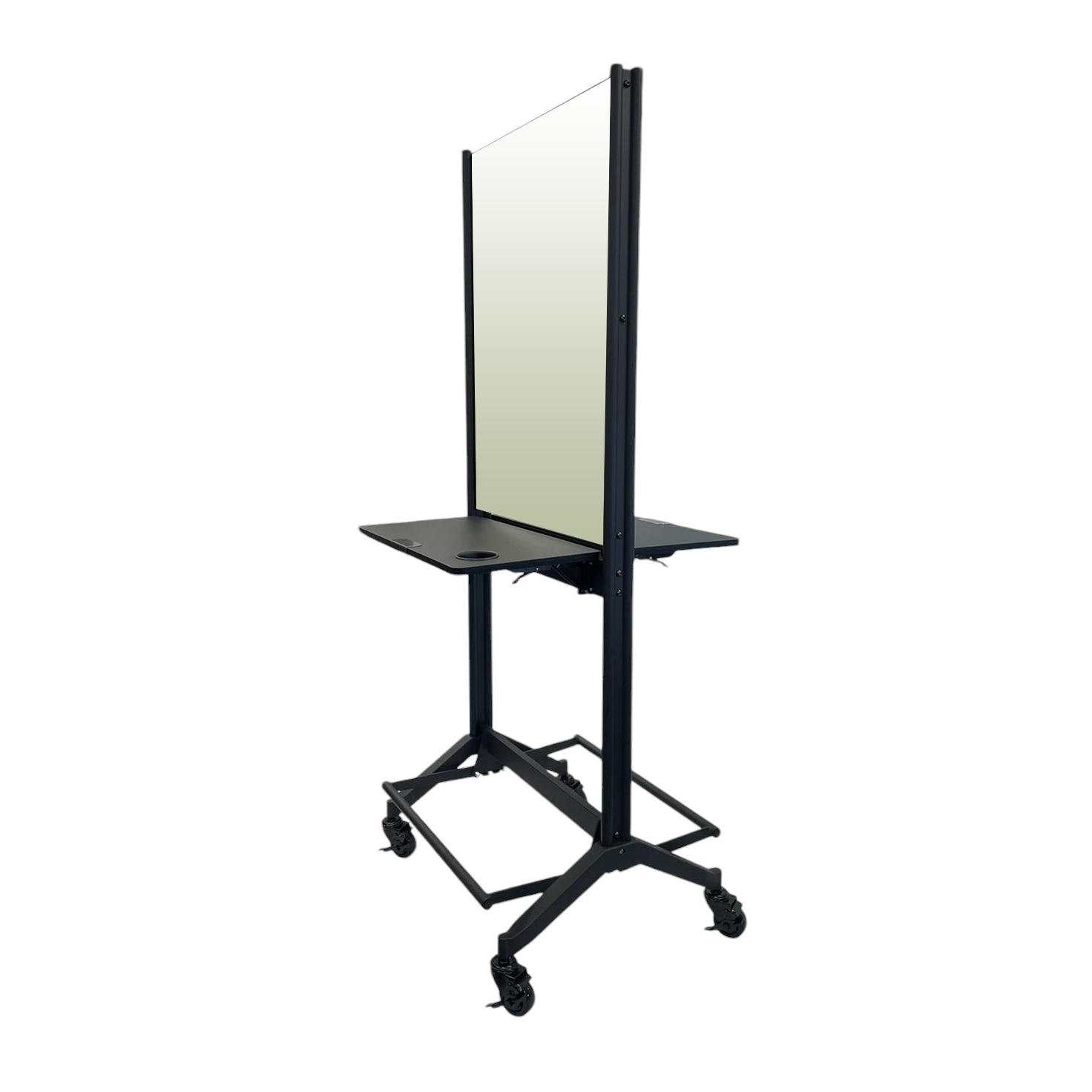 Karma Broome Double Sided Mobile Workstation - White