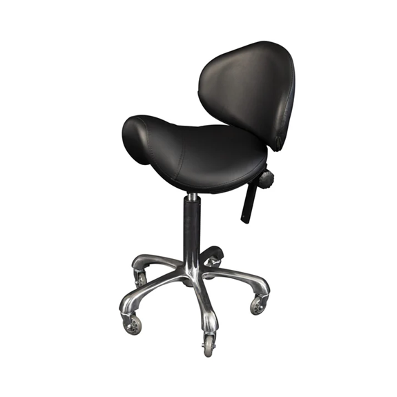 Karma Cradle Mountain Saddle Stool - Black