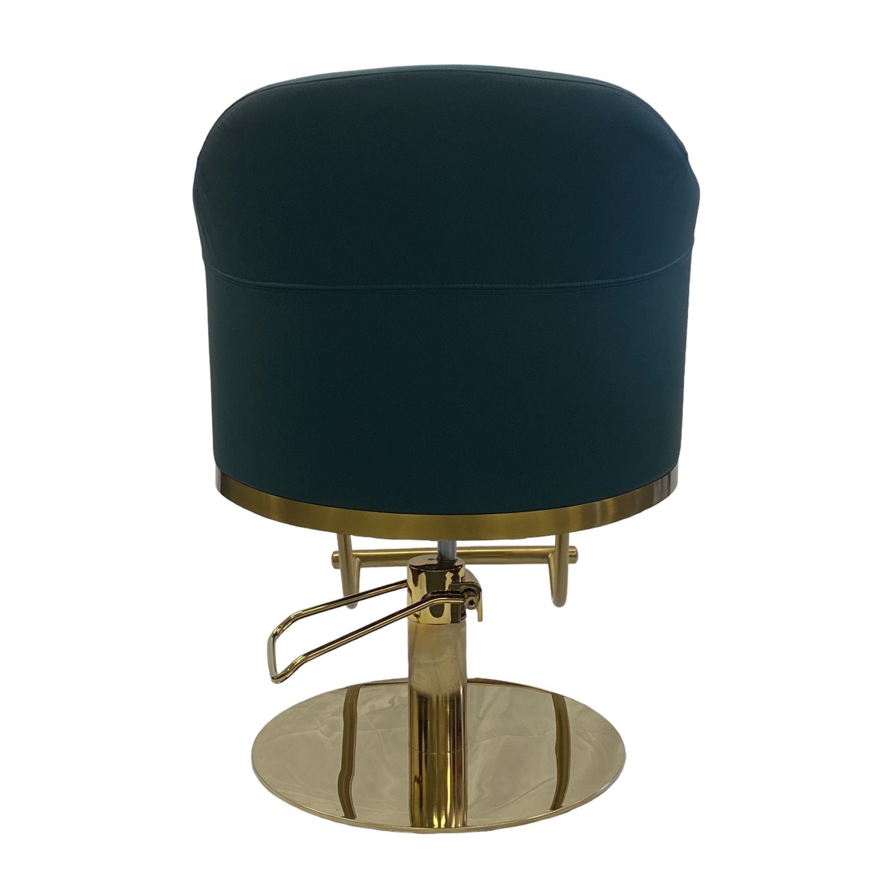 Karma Eden Salon Chair - Emerald Green & Gold