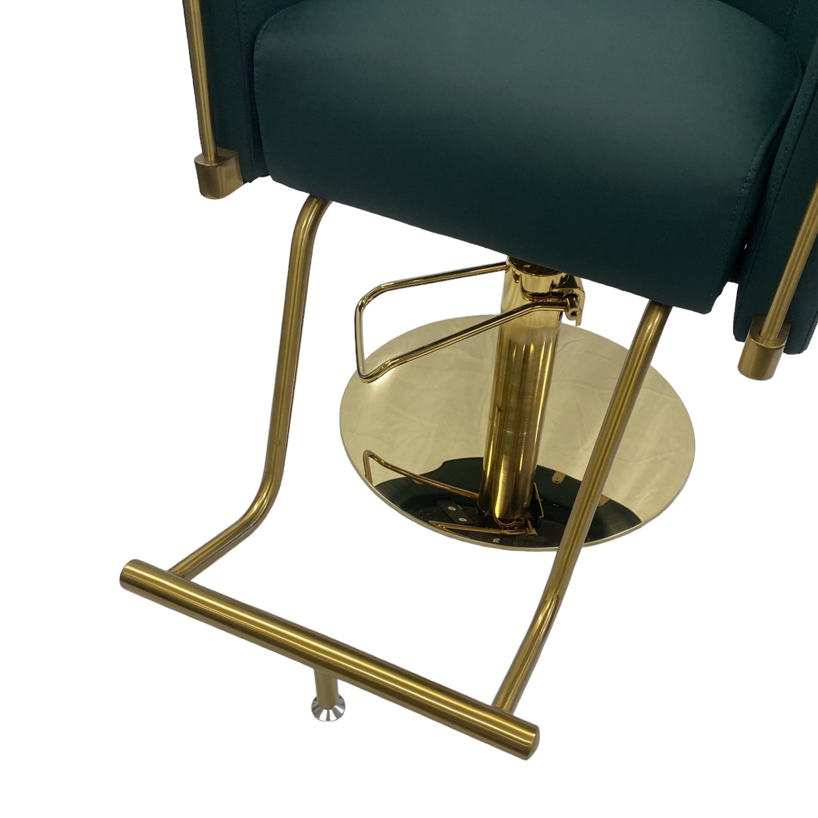 Karma Eden Salon Chair - Emerald Green & Gold