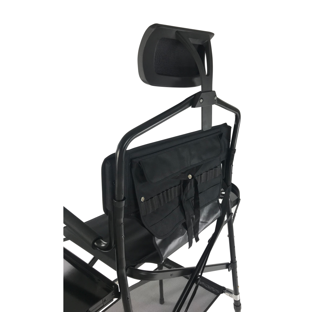 Karma Greenacre Height Adjustable Portable Makeup Chair with Headrest