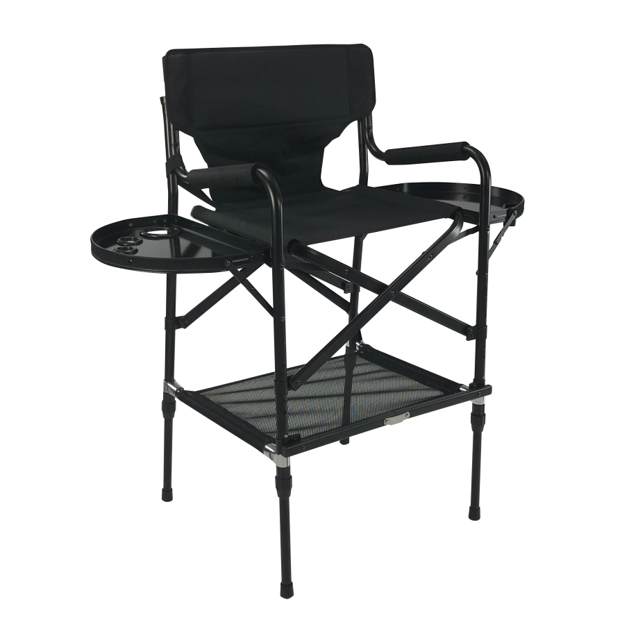 Karma Greenacre Height Adjustable Portable Makeup Chair with Headrest