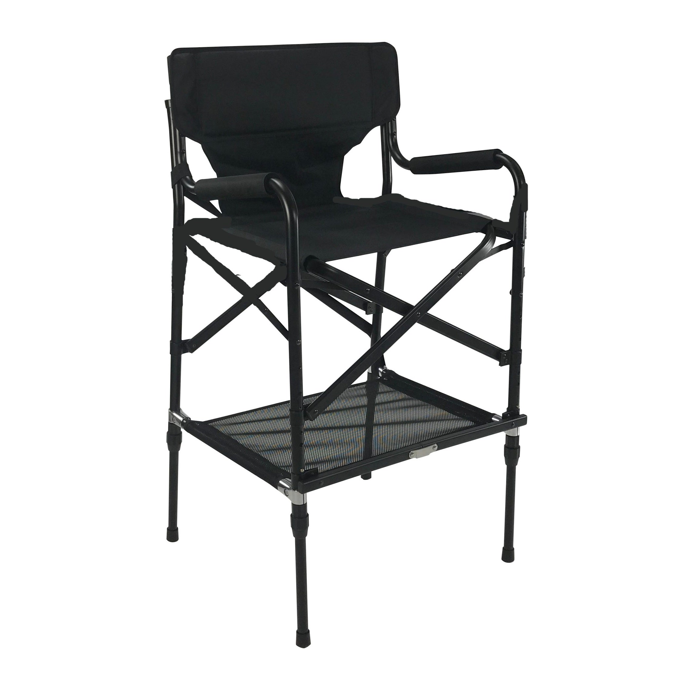 Karma Greenacre Height Adjustable Portable Makeup Chair with Headrest