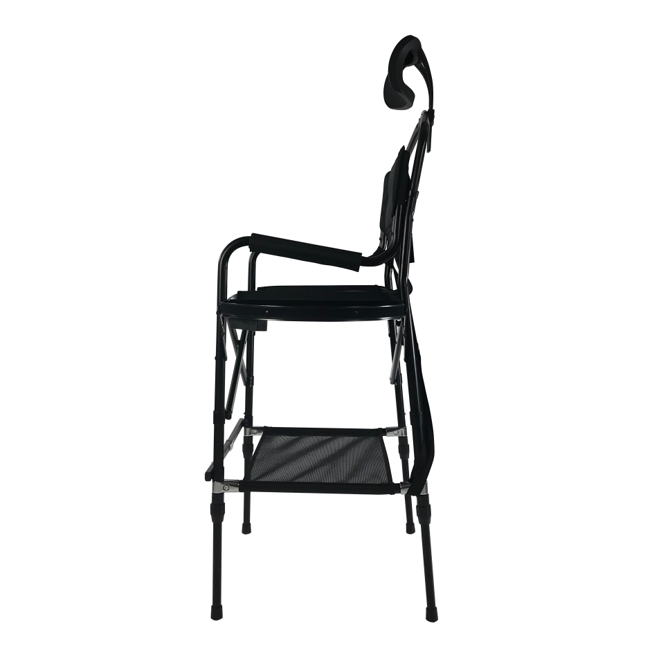 Karma Greenacre Height Adjustable Portable Makeup Chair with Headrest