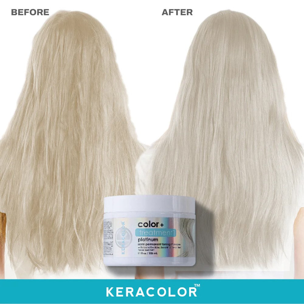 Keracolor Color Treatment Semi Permanent Hair Masque Platinum - 325ml