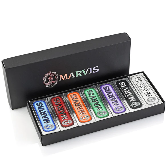 Marvis Black Box Toothpaste Collection Gift Set