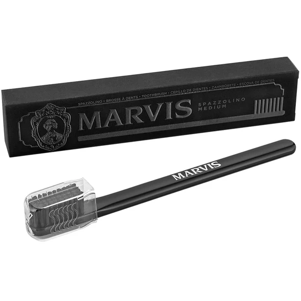 Marvis Medium Bristle Toothbrush - Black