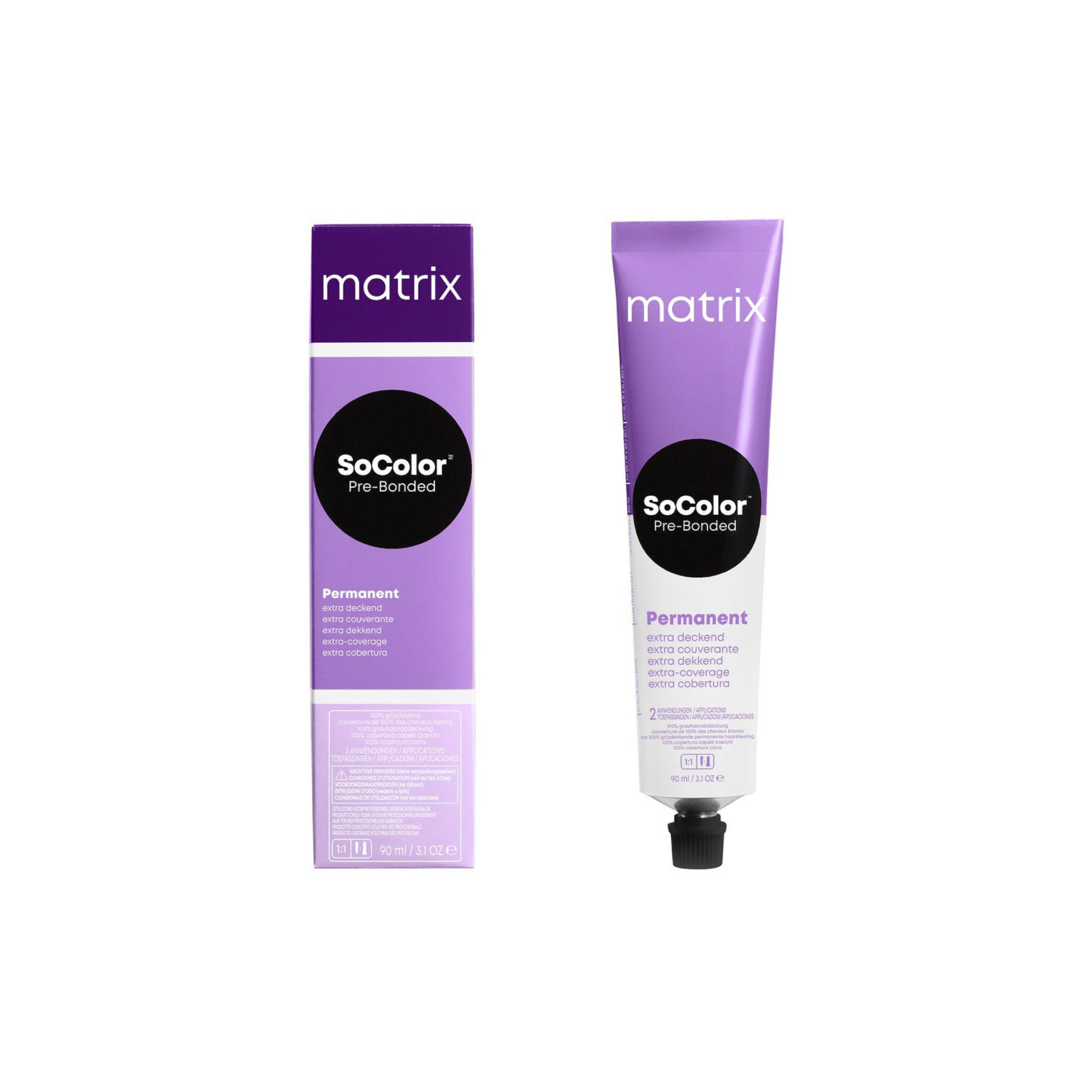 Matrix SoColor 506NA Light Brown Neutral Ash Extra Coverage - 85g