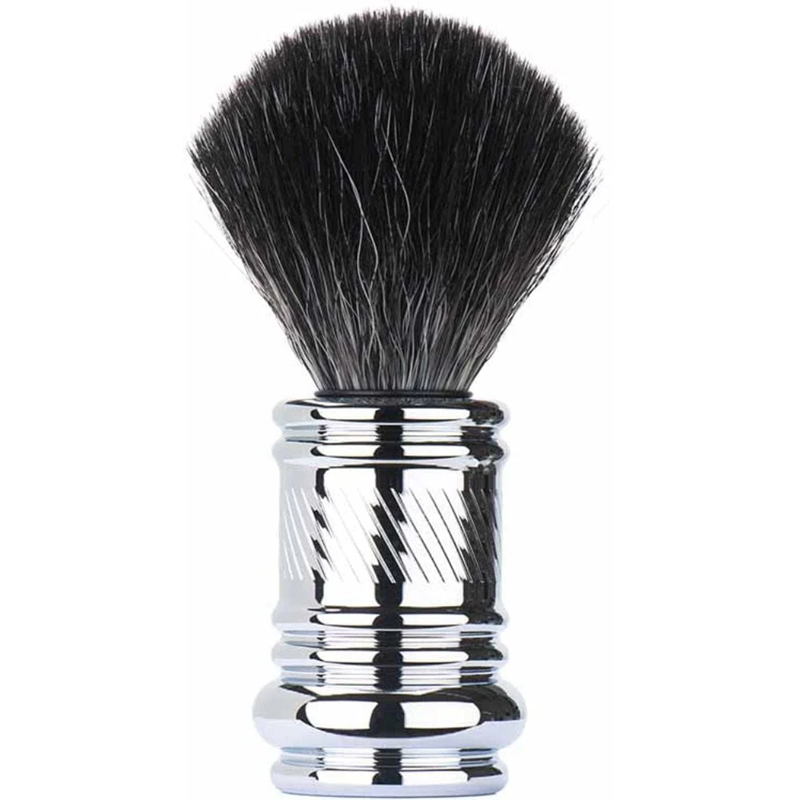 Merkur 138 Synthetic Shaving Brush Chrome