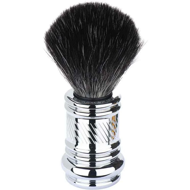 Merkur 138 Synthetic Shaving Brush Chrome