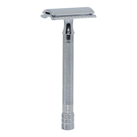 Merkur 23C Long Handle Safety Razor Chrome