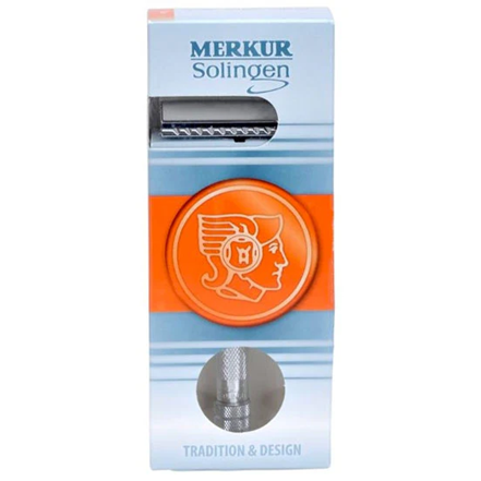 Merkur 23C Long Handle Safety Razor Chrome