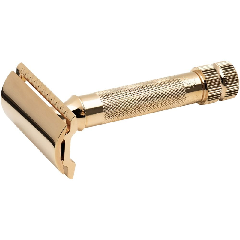 Merkur 34G Heavy Duty Safety Razor Gold – Barber Bazaar