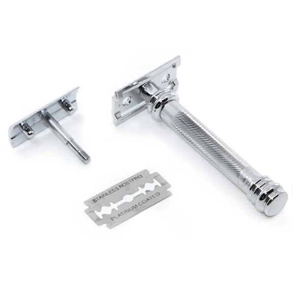 Merkur 38C Long Handle Safety Razor Chrome