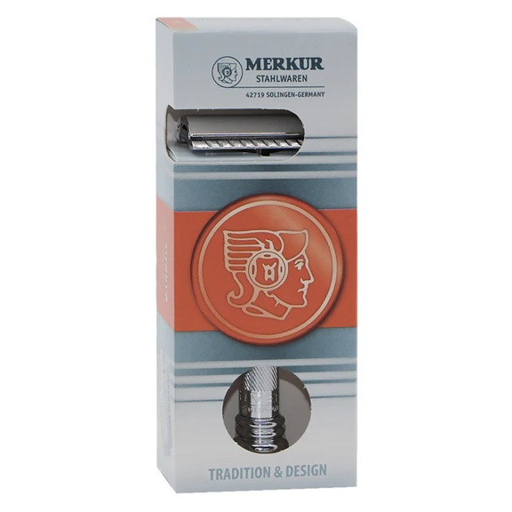 Merkur 38C Long Handle Safety Razor Chrome