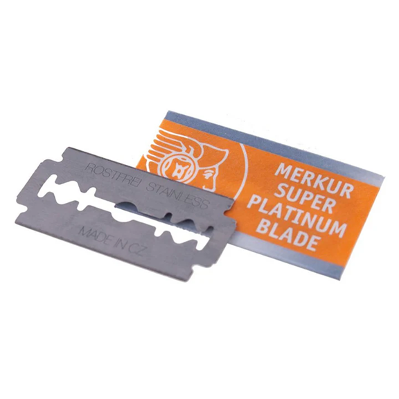 Merkur Super Platinum Double Edge Razor Blades 100