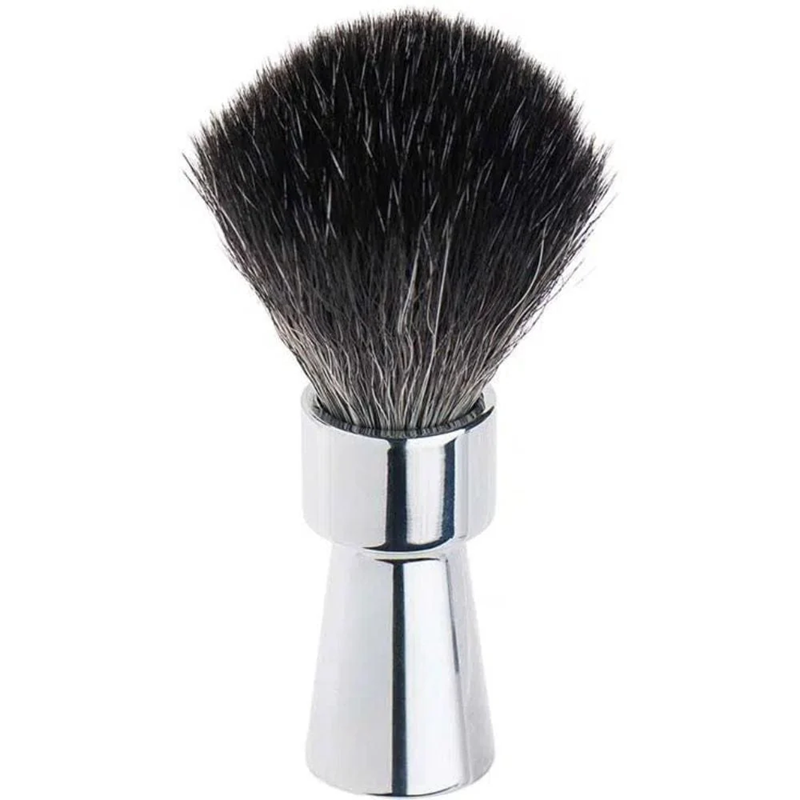 Merkur Synthetic Shaving Brush Chrome