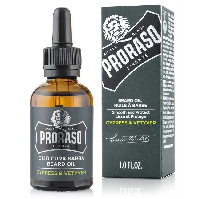 Proraso Cypress & Vetyver Beard Oil - 30ml