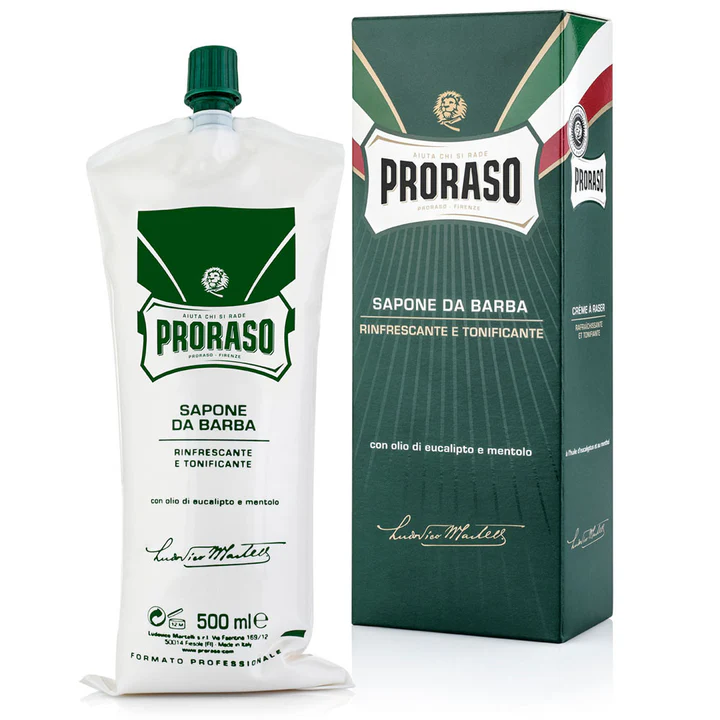 Proraso Eucalyptus & Menthol Shaving Cream - 500ml