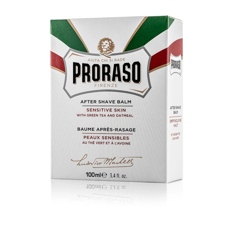 Proraso Green Tea & Oatmeal Aftershave Balm - 100ml