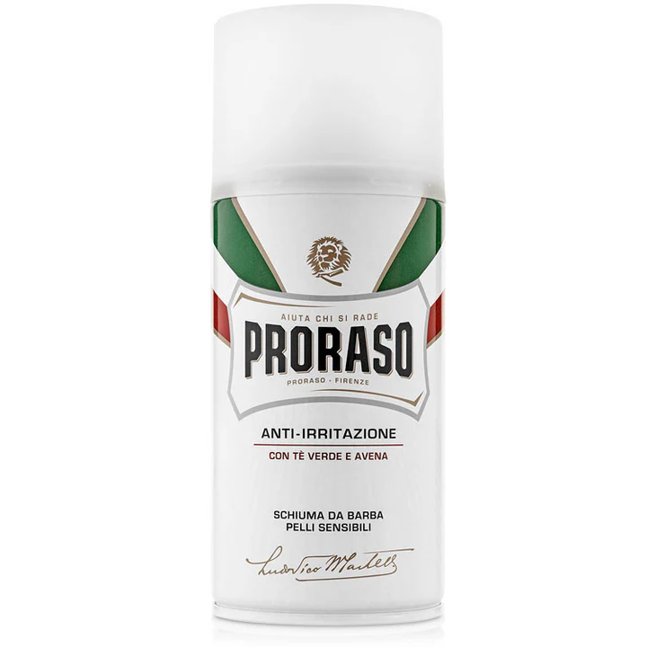 Proraso Green Tea & Oatmeal Shaving Foam - 300ml