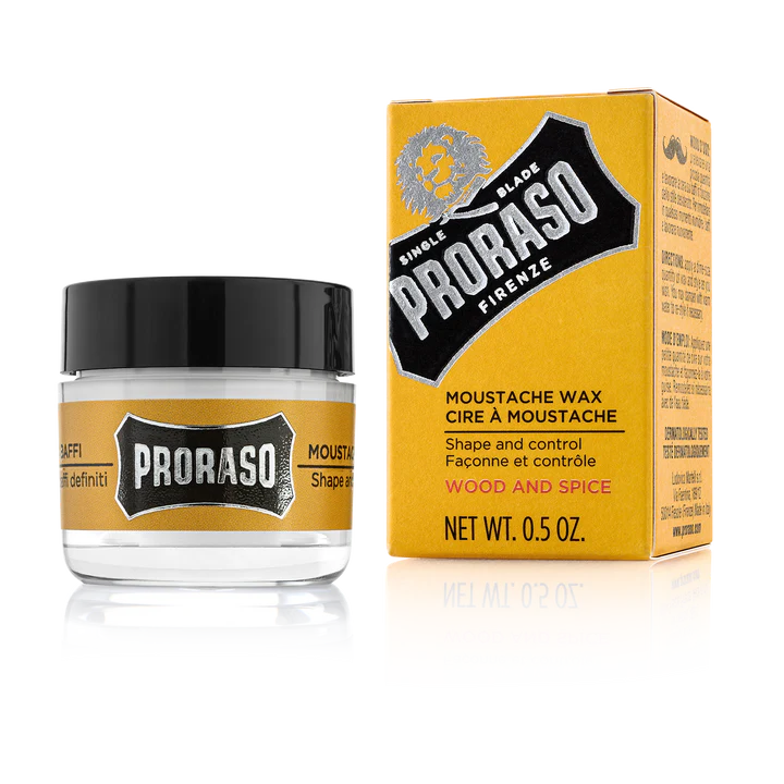 Proraso Wood & Spice Moustache Wax - 15ml