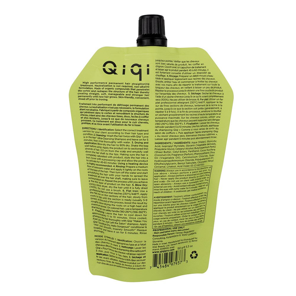 Qiqi Vega Permanent Hair Straightening Wavy Curly - 150g