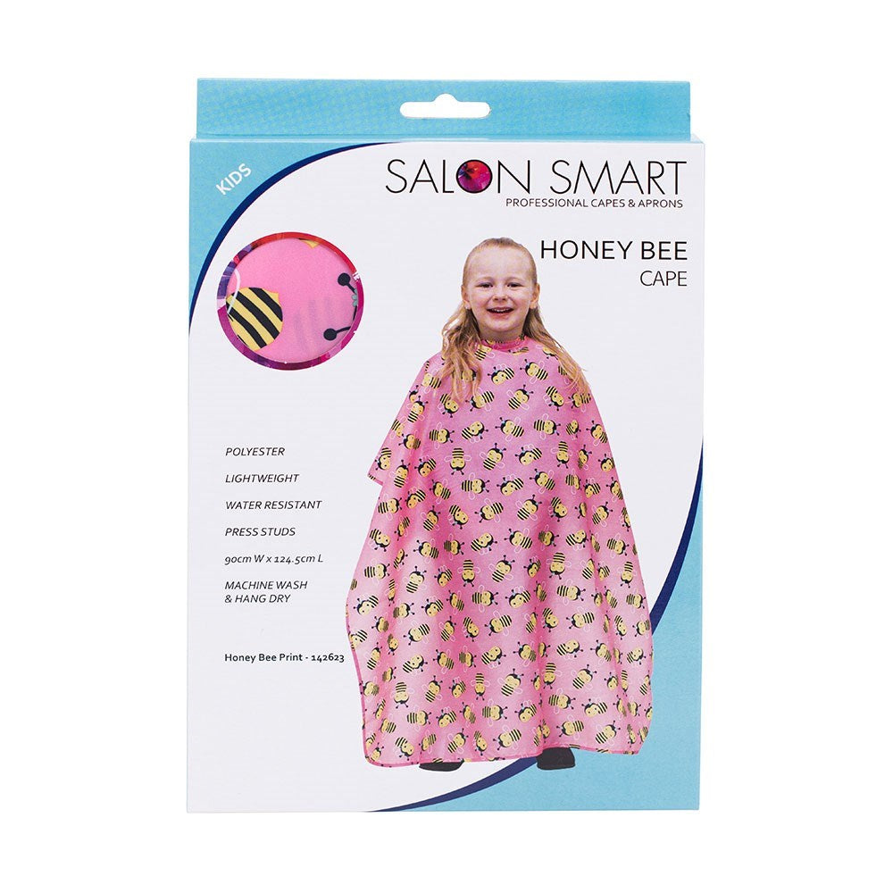 Salon Smart Honey Bee Kids Hairdressing Cape