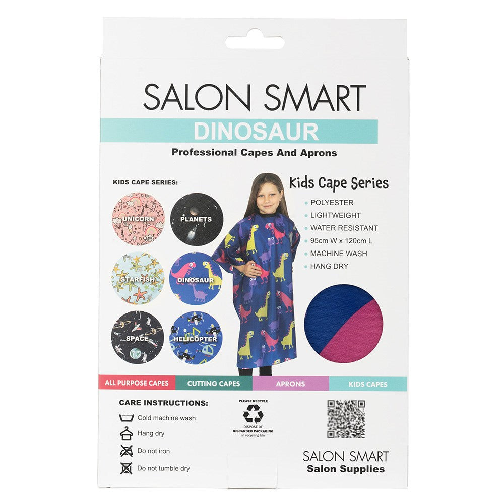 Salon Smart Kids Cutting Cape - Dinosaur