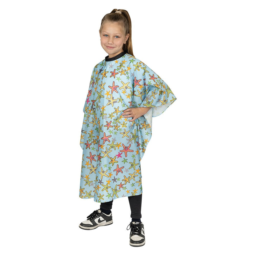 Salon Smart Kids Cutting Cape - Starfish