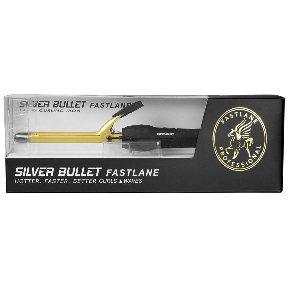 Silver Bullet Fastlane Gold Ceramic Curling Iron - 16mm