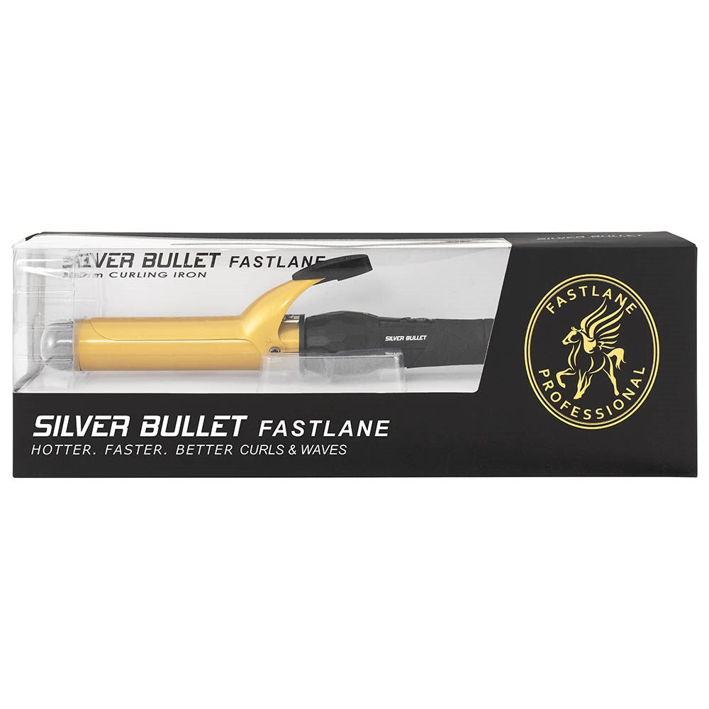 Silver Bullet Fastlane Gold Ceramic Curling Iron - 32mm