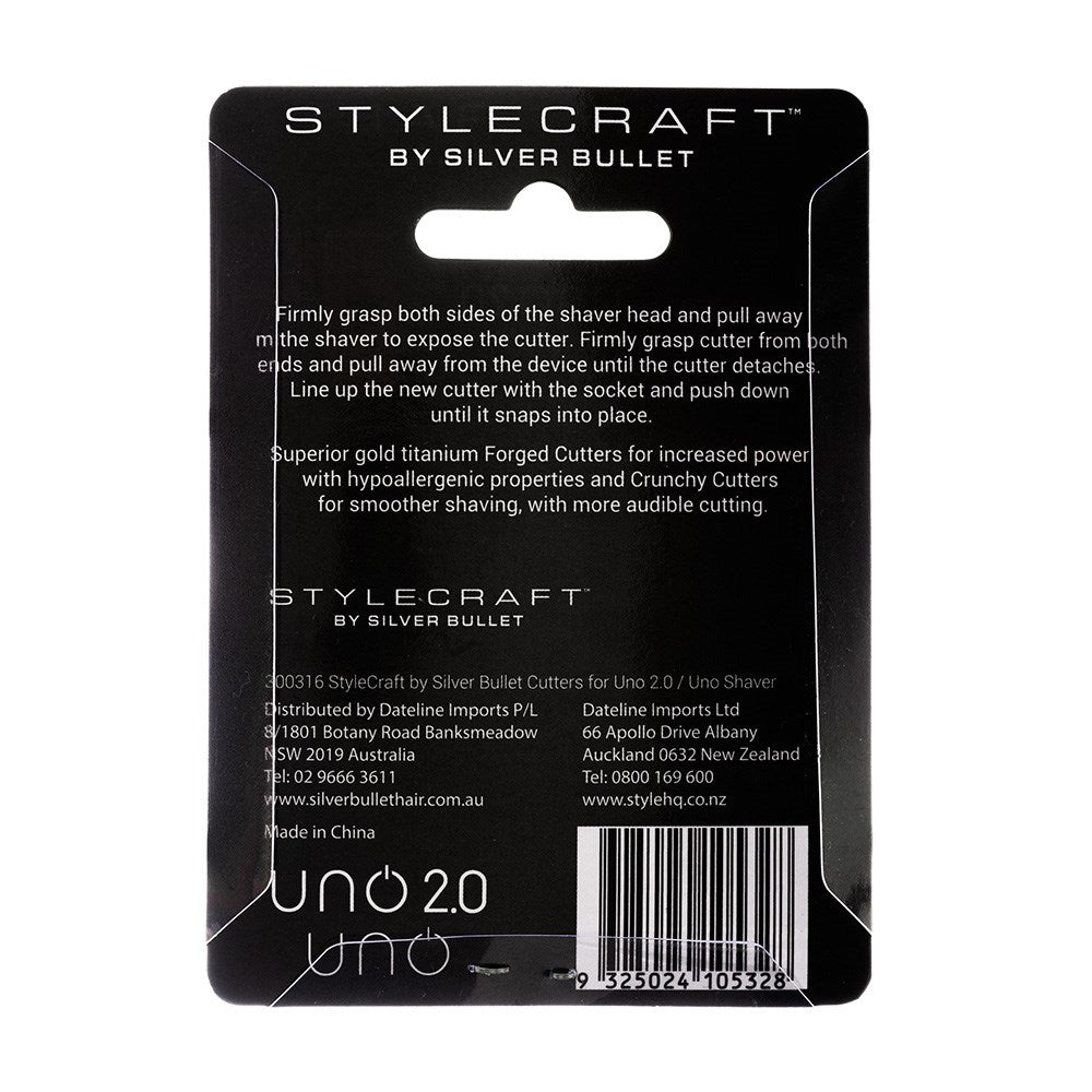 StyleCraft by Silver Bullet Uno 2.0 Shaver Replacement Cutter