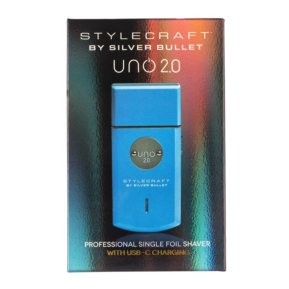 Stylecraft By Silver Bullet UNO 2.0 Shaver - Blue