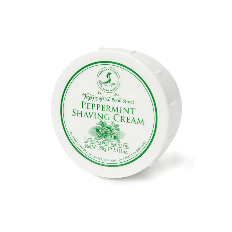 Taylor of Old Bond Street Peppermint Shaving Cream - 150g