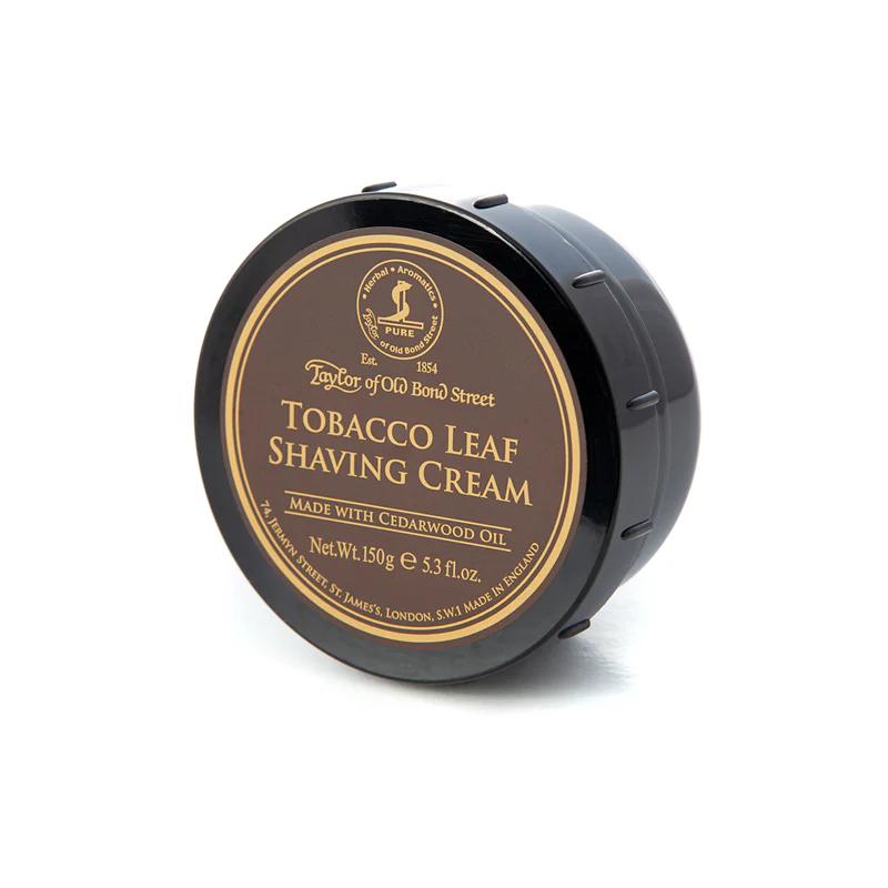 Taylor of Old Bond Street Tobacco Leaf Shaving Cream - 150g