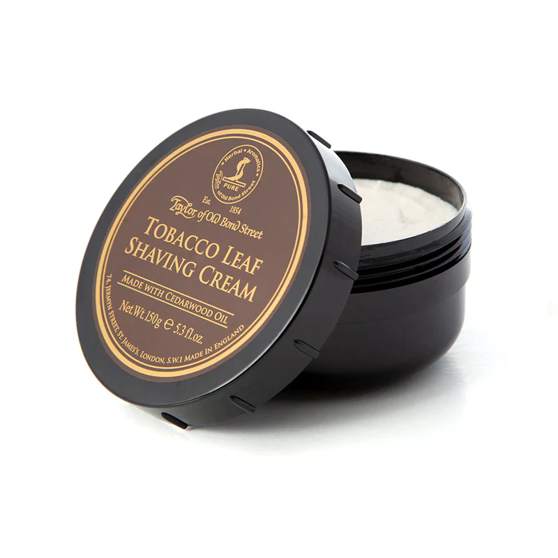 Taylor of Old Bond Street Tobacco Leaf Shaving Cream - 150g