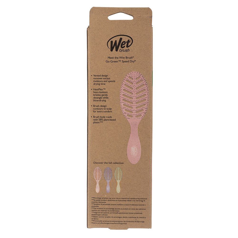 Wet Brush Go Green Speed Dry Detangler - Pink