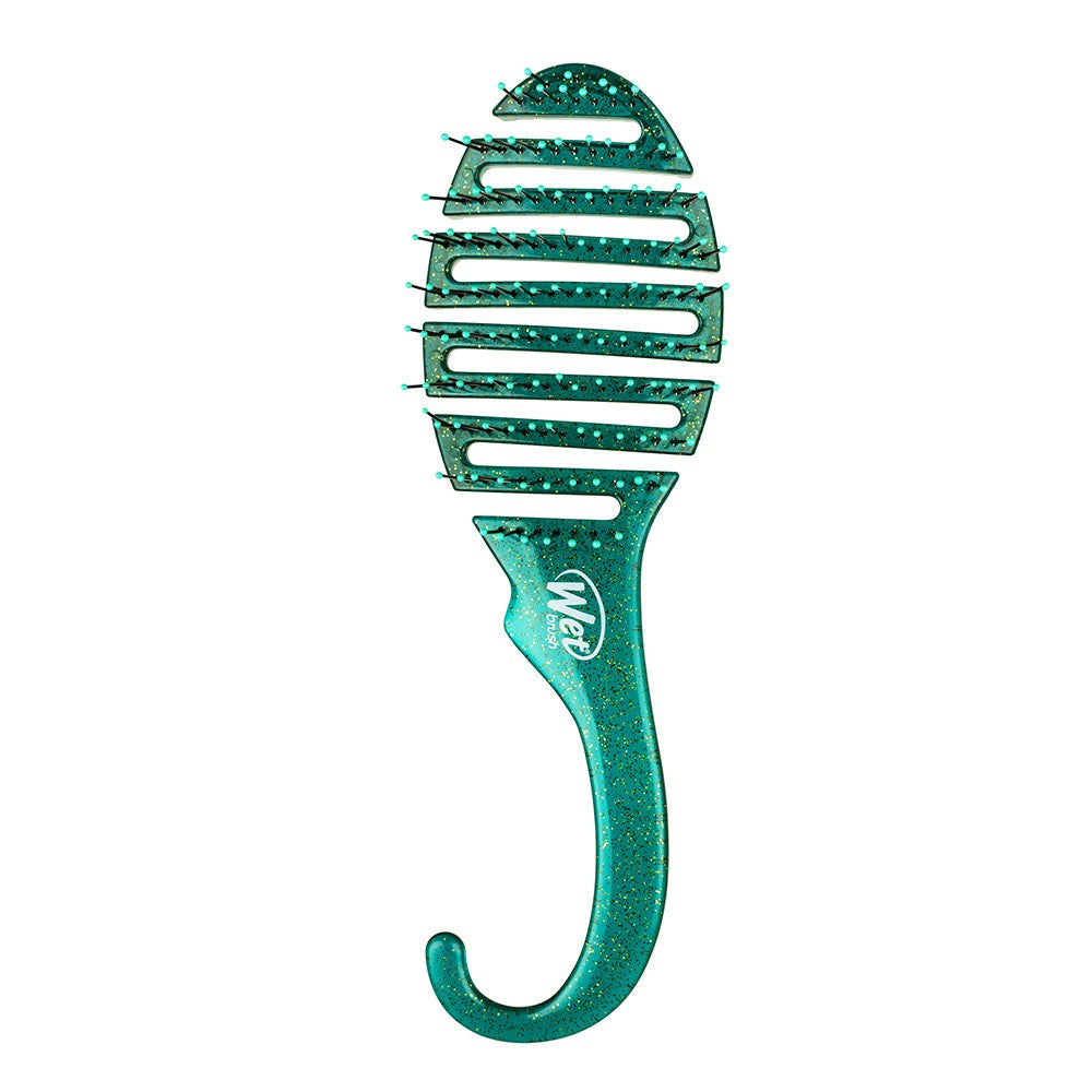 Wet Brush Shower Flex Detangler - Green Glitter