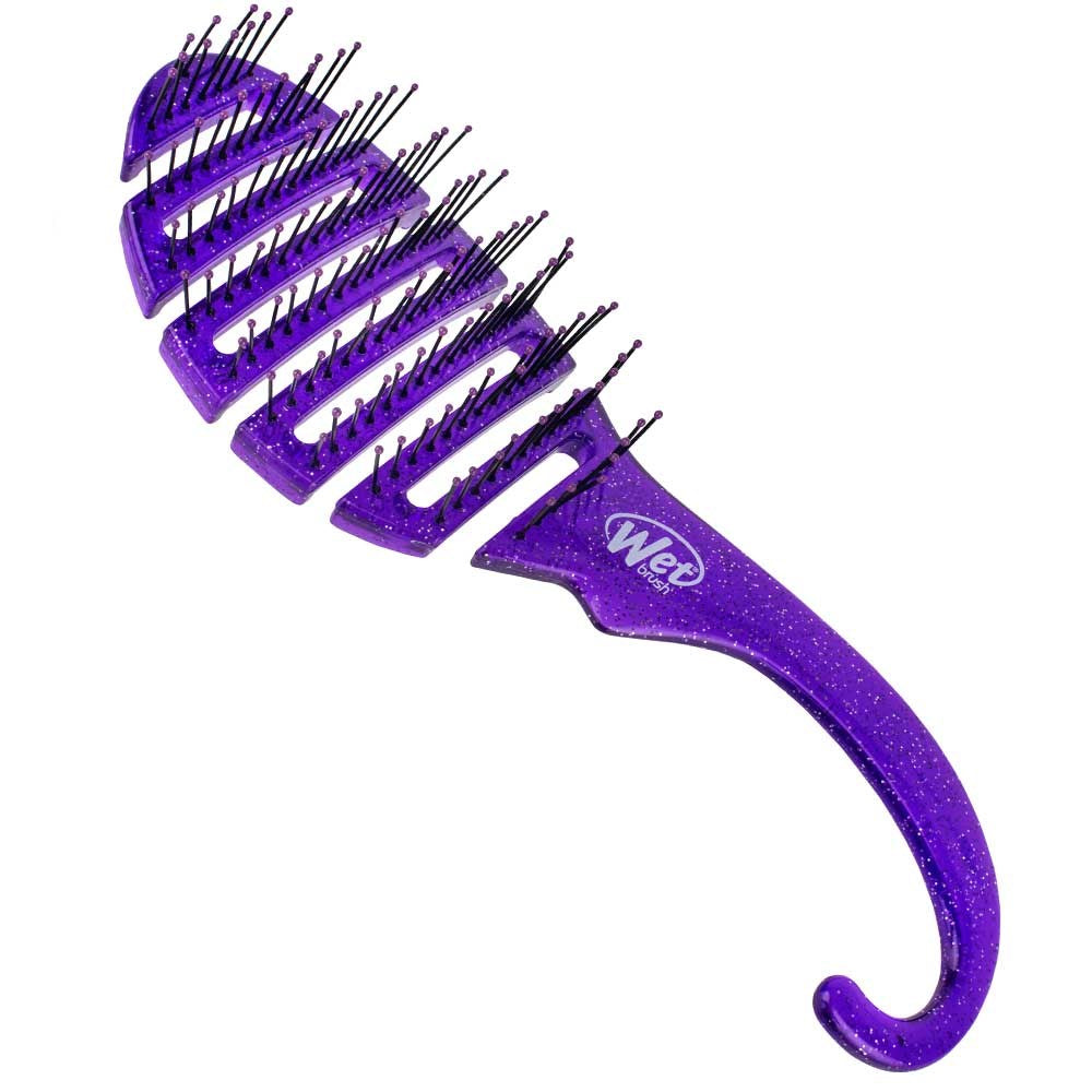 Wet Brush Shower Flex Detangler - Purple Glitter