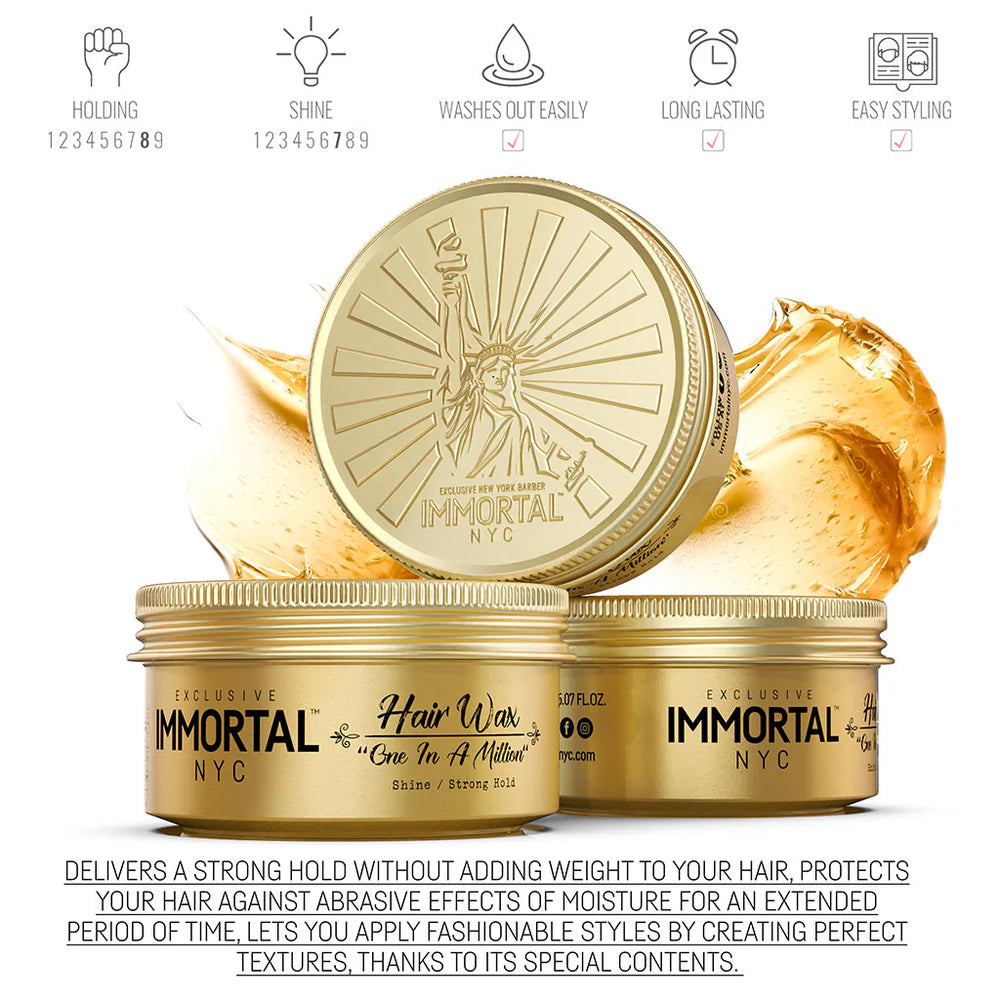 Immortal One In A Million Hair Wax - 150ml