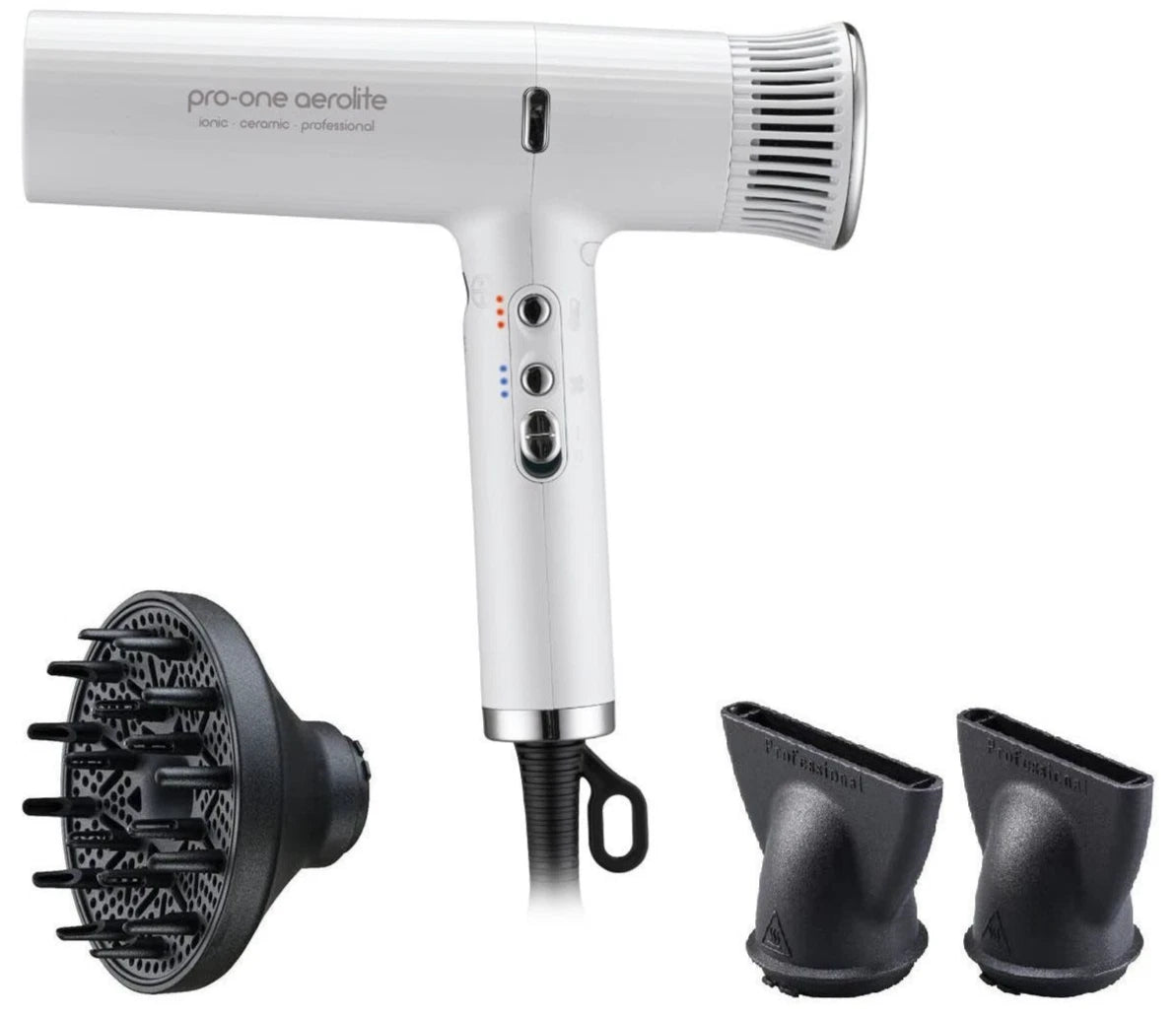 Pro-One Aerolite Hairdryer - White